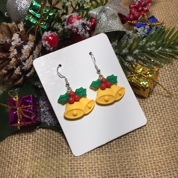 🍏50% OFF/3+...Children's Christmas Dangle Earrings - Picture 1 of 7